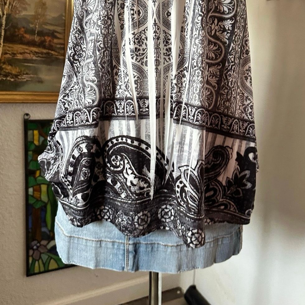 Other apt 9 bohemian black white gray gothic shirt Size M / US 6-8 / IT 42-44 - 2 Thumbnail