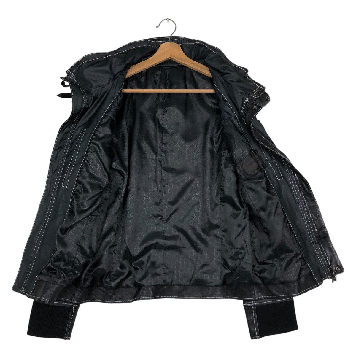 Japanese Brand 📌Cropped Biker Leather Jacket Comme Ca Du Mode Men Size US S / EU 44-46 / 1 - 14 Thumbnail