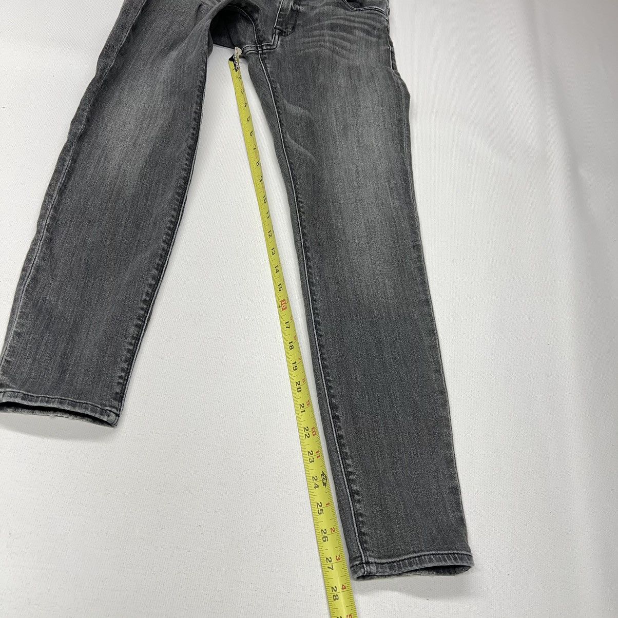 Hudson Hudson Jeans Grey Nico Mid Rise Super Skinny Denim Washed Size 28" / US 6 / IT 42 - 19 Thumbnail