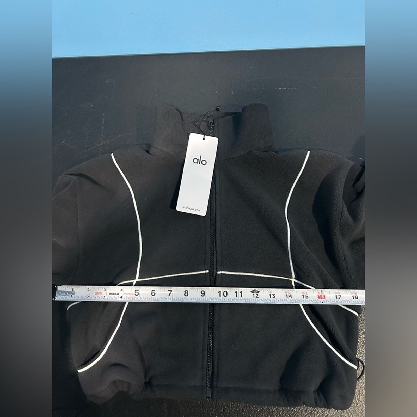Alo Yoga NWT Alo Yoga polar fleece game time full zip jacket Black S Size S / US 4 / IT 40 - 8 Thumbnail
