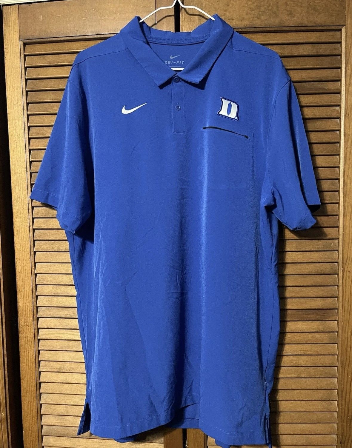 Nike Nike Dri Fit Pocket Duke University Men’s Polo NCAA XL Size US XL / EU 56 / 4 - 1 Thumbnail