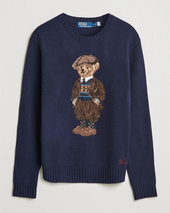 Polo bear 2024 knit sweater