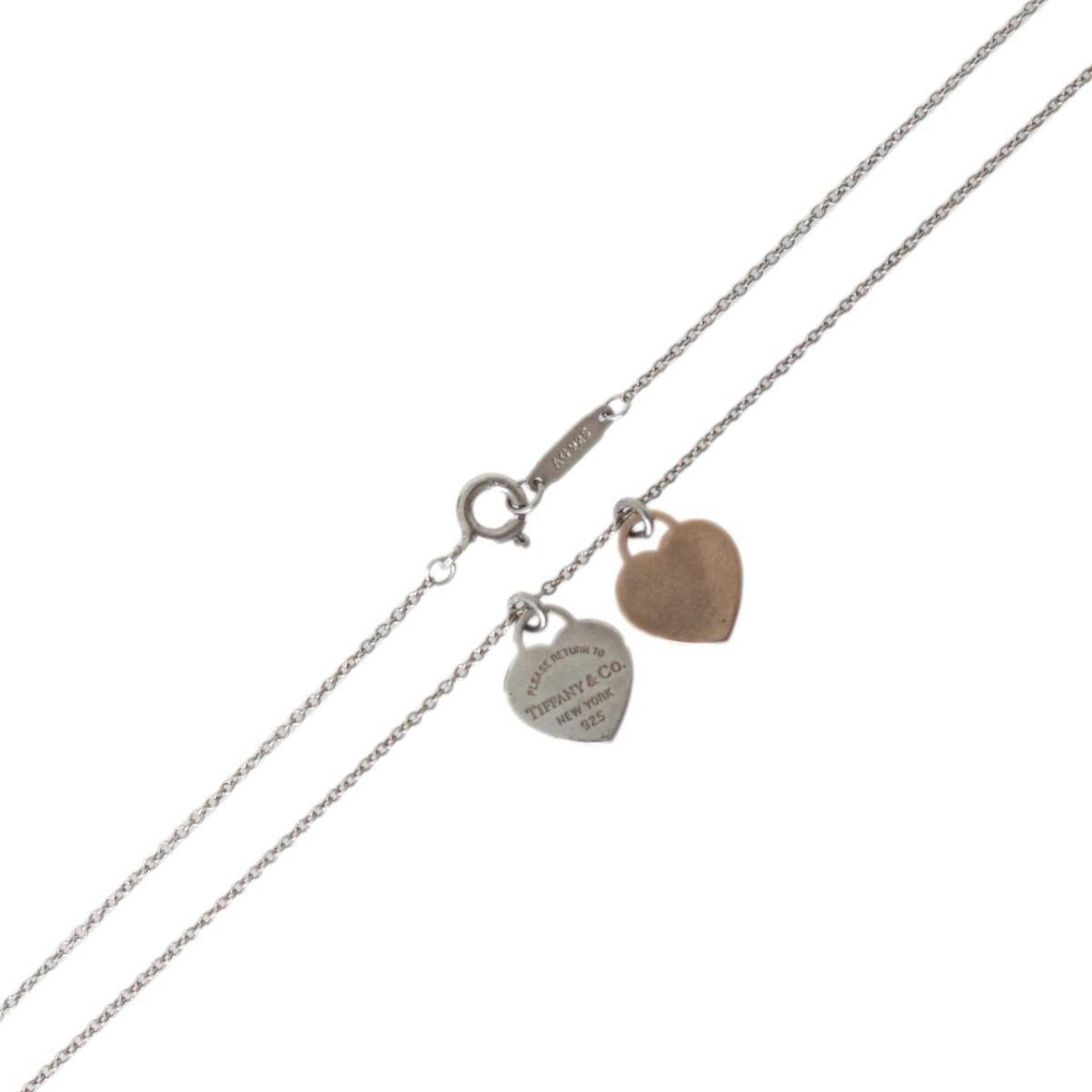 Tiffany & Co. Tiffany & Co. Twin Heart Necklace, Ag925 Silver, 3.0g Size ONE SIZE - 1 Thumbnail