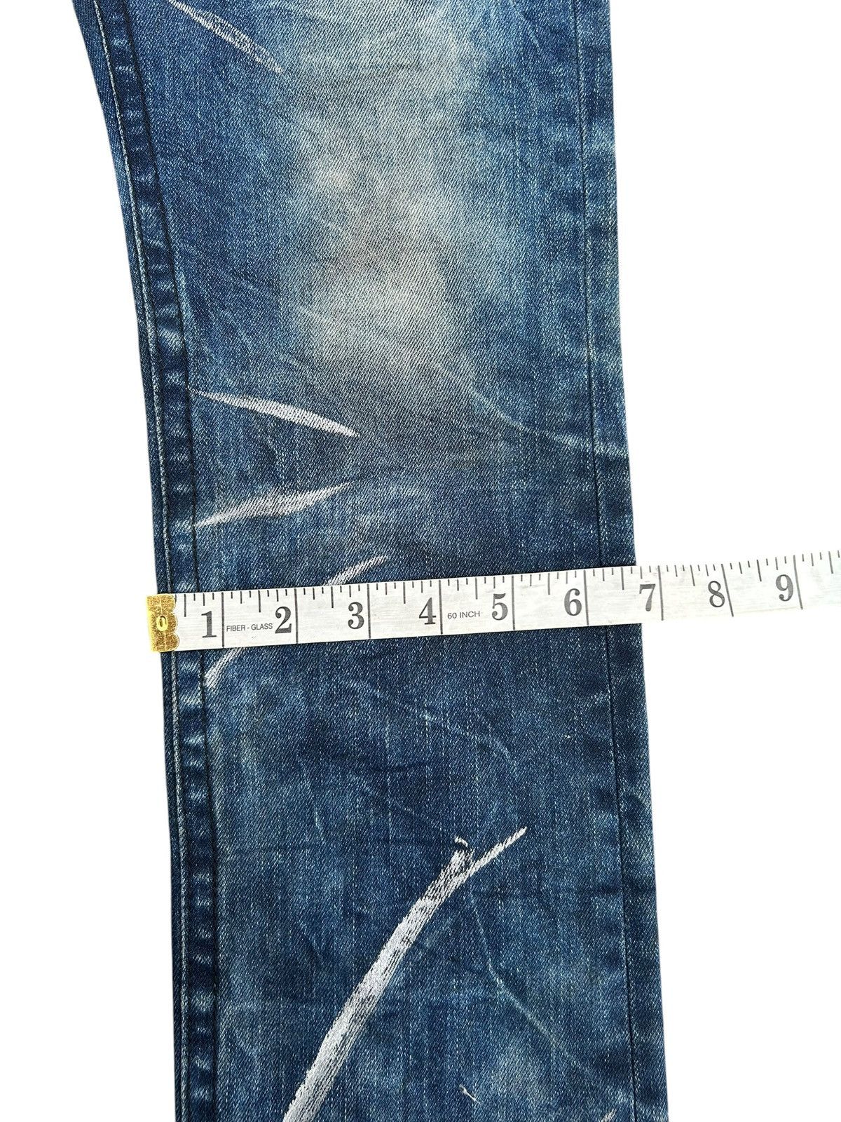 Kapital Xfrm Skull Punk Japanese Distressed Denim Jeans Size US 28 / EU 44 - 21 Thumbnail