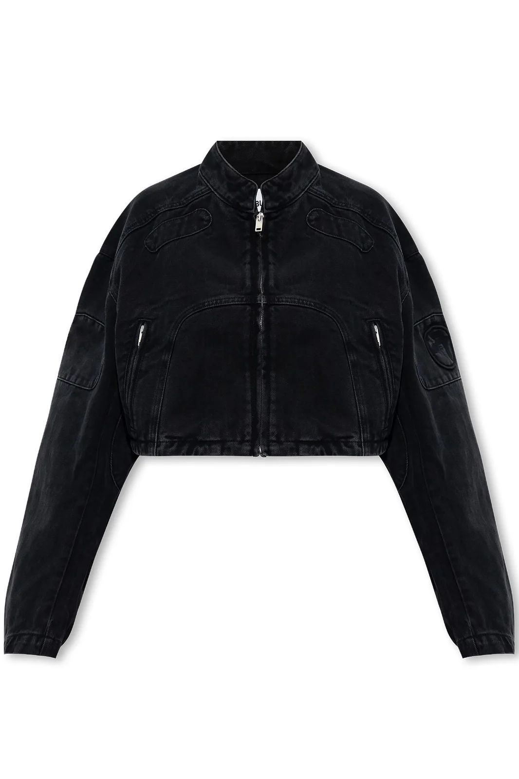 Ambush Design DENIM CROPPED BIKER JACKET AMBUSH Size S / US 4 / IT 40 - 12 Thumbnail