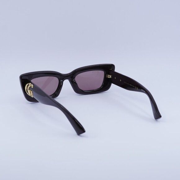 Gucci 🕶️ New Gucci GG1827S 004 Sunglasses - Shiny Brown Frame Size ONE SIZE - 8 Thumbnail