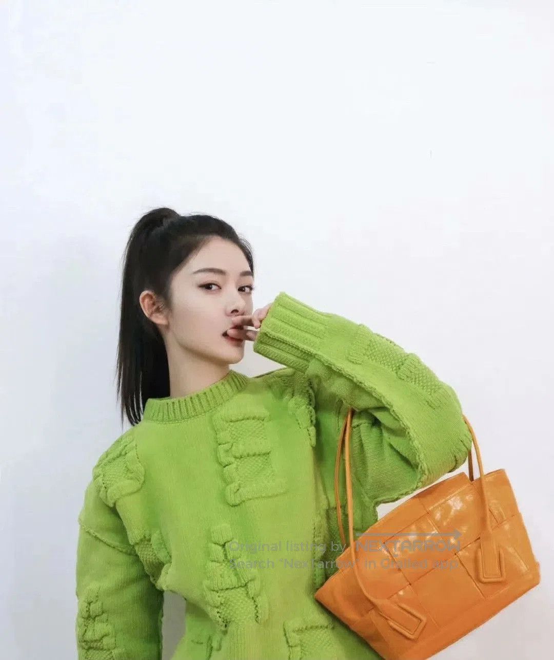 Bottega Veneta BV Kiwi Chenille Sweater. Size XS / US 0-2 / IT 36-38 - 4 Thumbnail