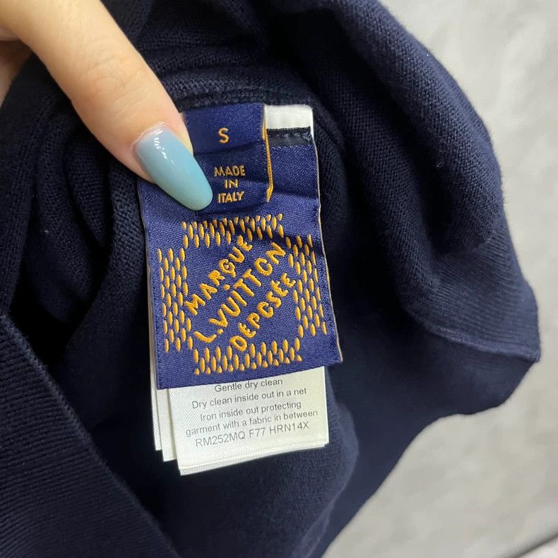 Louis Vuitton Louis Vuitton 24 New Navy Blue Letter Logo Embroidered But Size US S / EU 44-46 / 1 - 5 Thumbnail