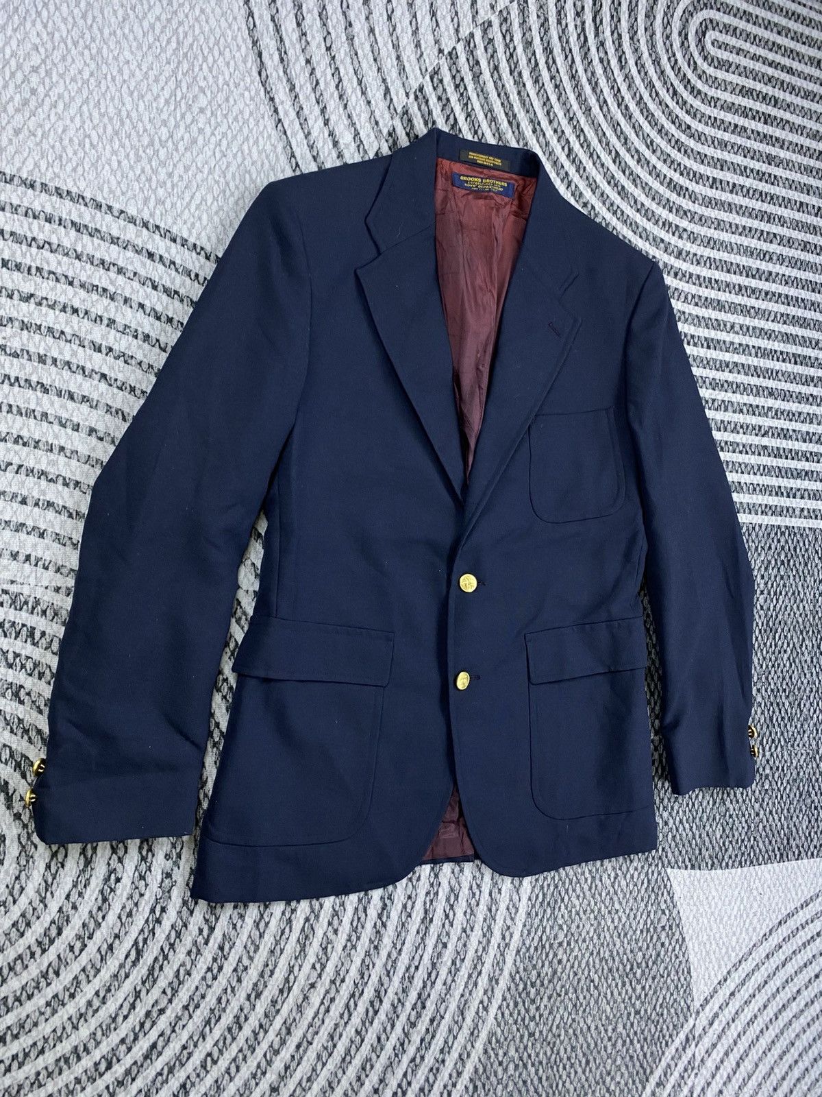 Brooks Brothers Vtg Brook Brothers Navy Color Double Button Blazer Jacket Size US M / EU 48-50 / 2 - 3 Thumbnail