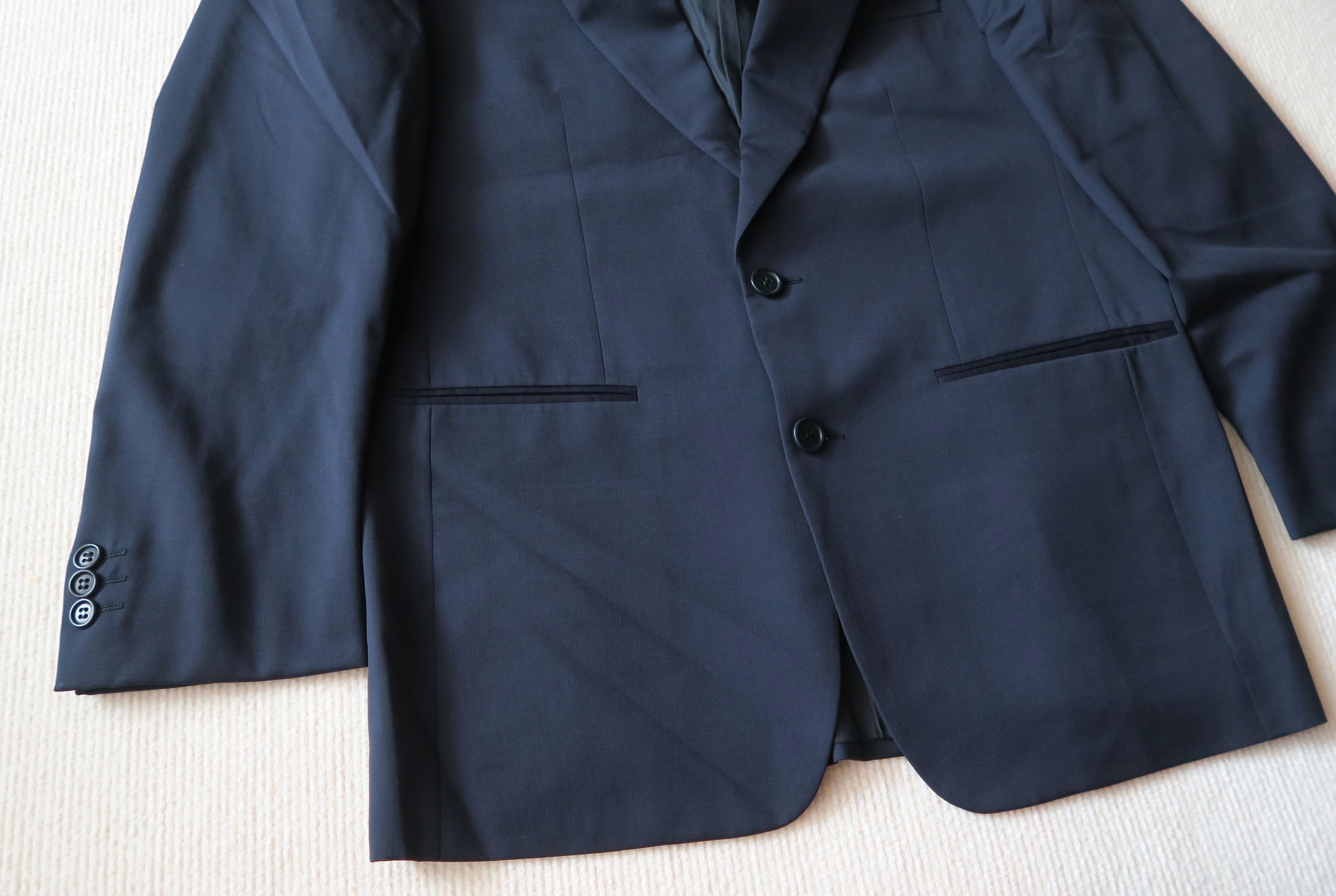 Cerruti 1881 Cerruti 1881 Italy Tailored Navy Suit Jacket / Blazer Size 48R - 9 Thumbnail
