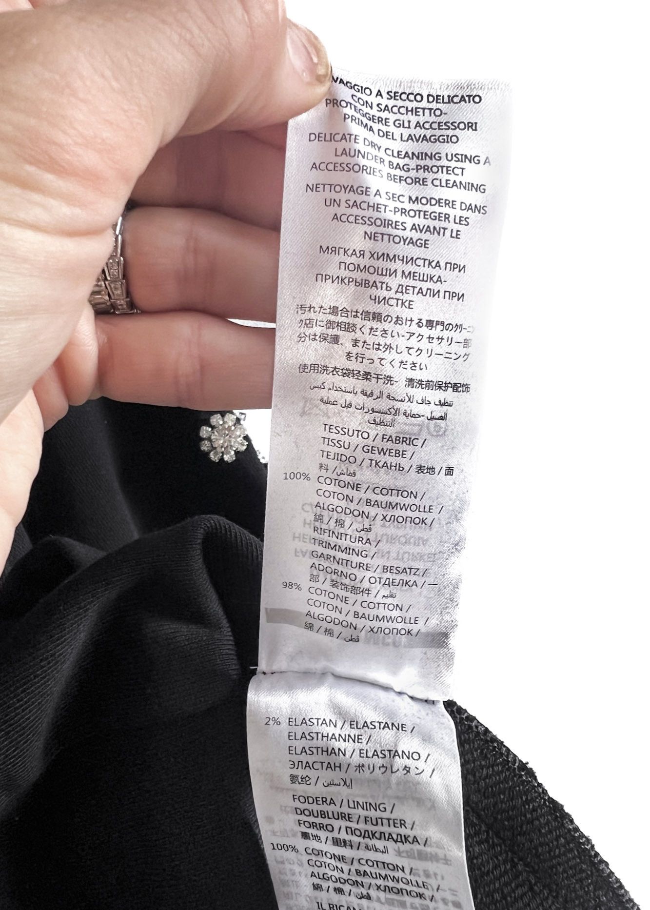 MCQ McQ Crystal Embellished Black Hoodie Size XS / US 0-2 / IT 36-38 - 7 Thumbnail