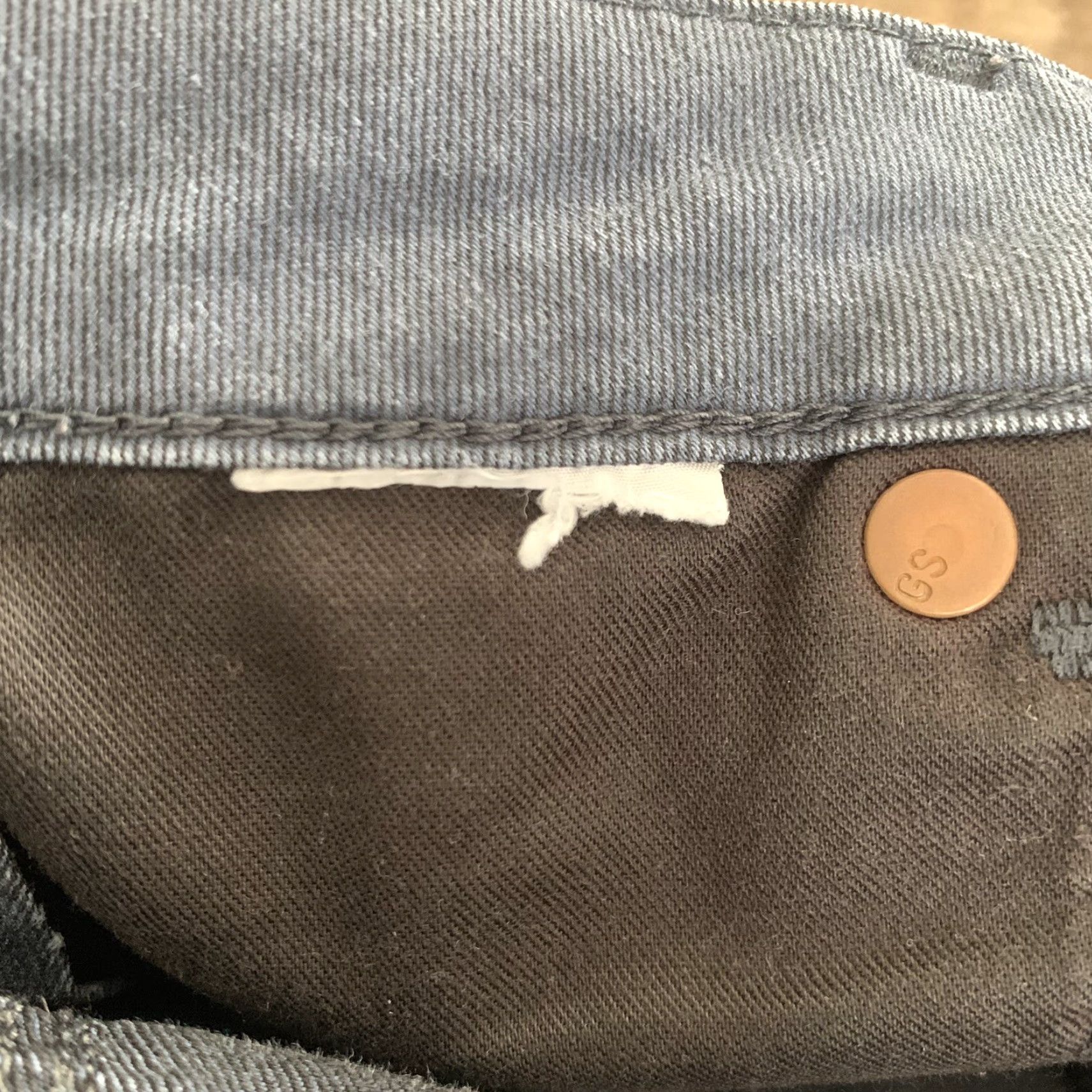 Vintage G-STAR RAW Jeans Womens Denim 3301 Super Skinny 26x27 Side Zip Blue Gray Raw Hem Size 26" / US 2 / IT 38 - 8 Thumbnail