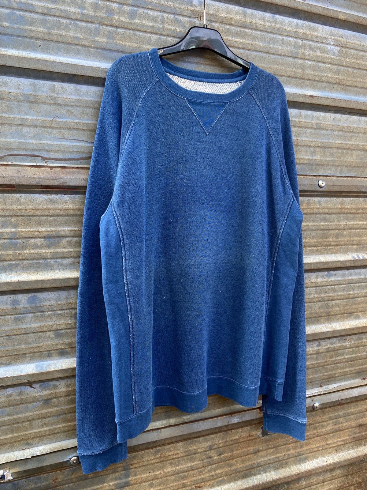 Visvim Visvim Artisan Pollock Crewneck Longsleeve Indigo Size US XL / EU 56 / 4 - 2 Thumbnail