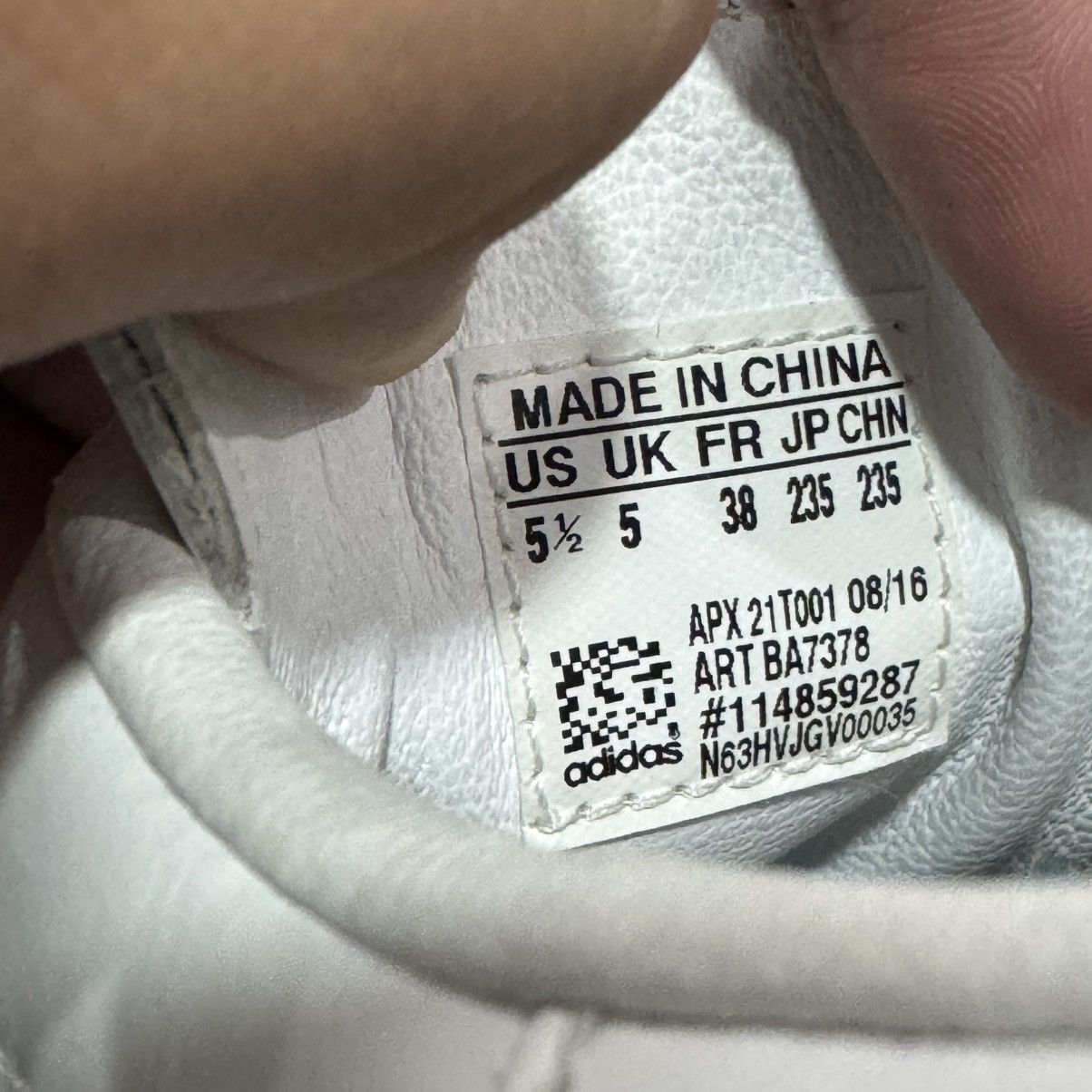 Adidas × Raf Simons Adidas x Raf Simmons Stan Smith ‘White’ (5.5 US) Size US 5.5 / EU 38 - 16 Thumbnail