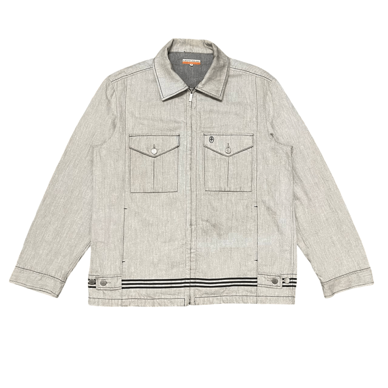 Jean Charles De Castelbajac Vintage Jean Charles De Castelbajac Zipper Jacket Size US L / EU 52-54 / 3 - 1 Thumbnail
