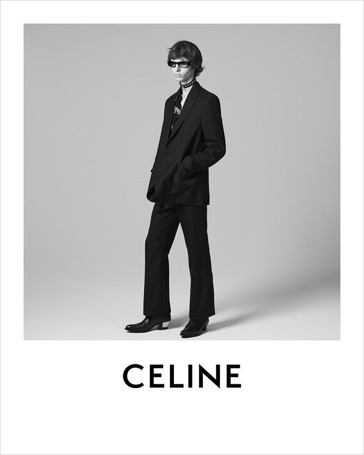 Celine 22SS Black Blazer Boxy Wool Gabardine Size 46R - 1 Thumbnail