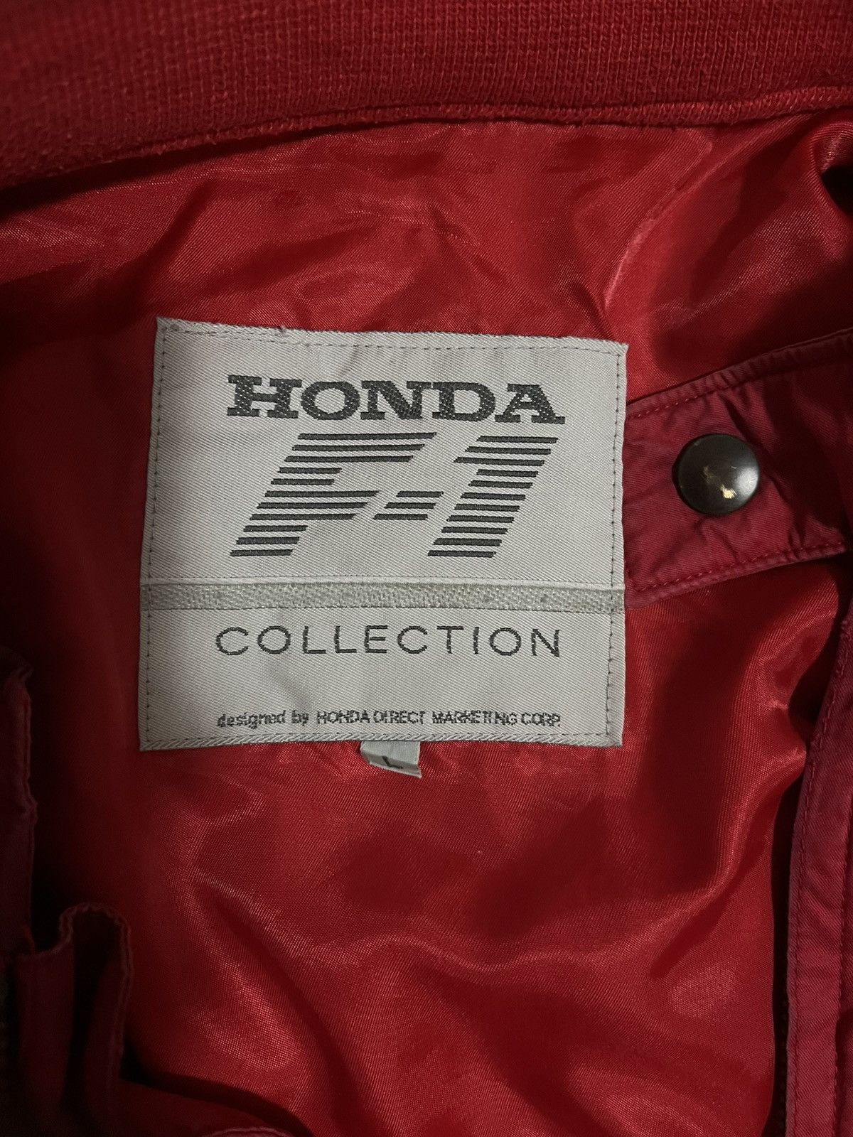 Honda Vintage Honda F1 Racing Jacket (Camel Team Lotus Patch) - L Size US L / EU 52-54 / 3 - 7 Thumbnail