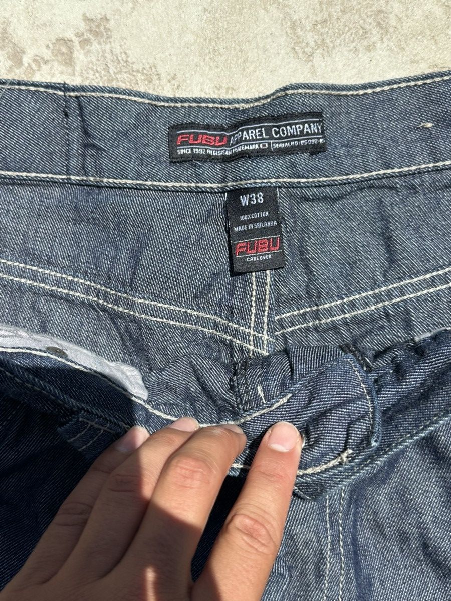 Fubu Vintage Y2k Fubu Jean Shorts Size US 38 / EU 54 - 4 Thumbnail