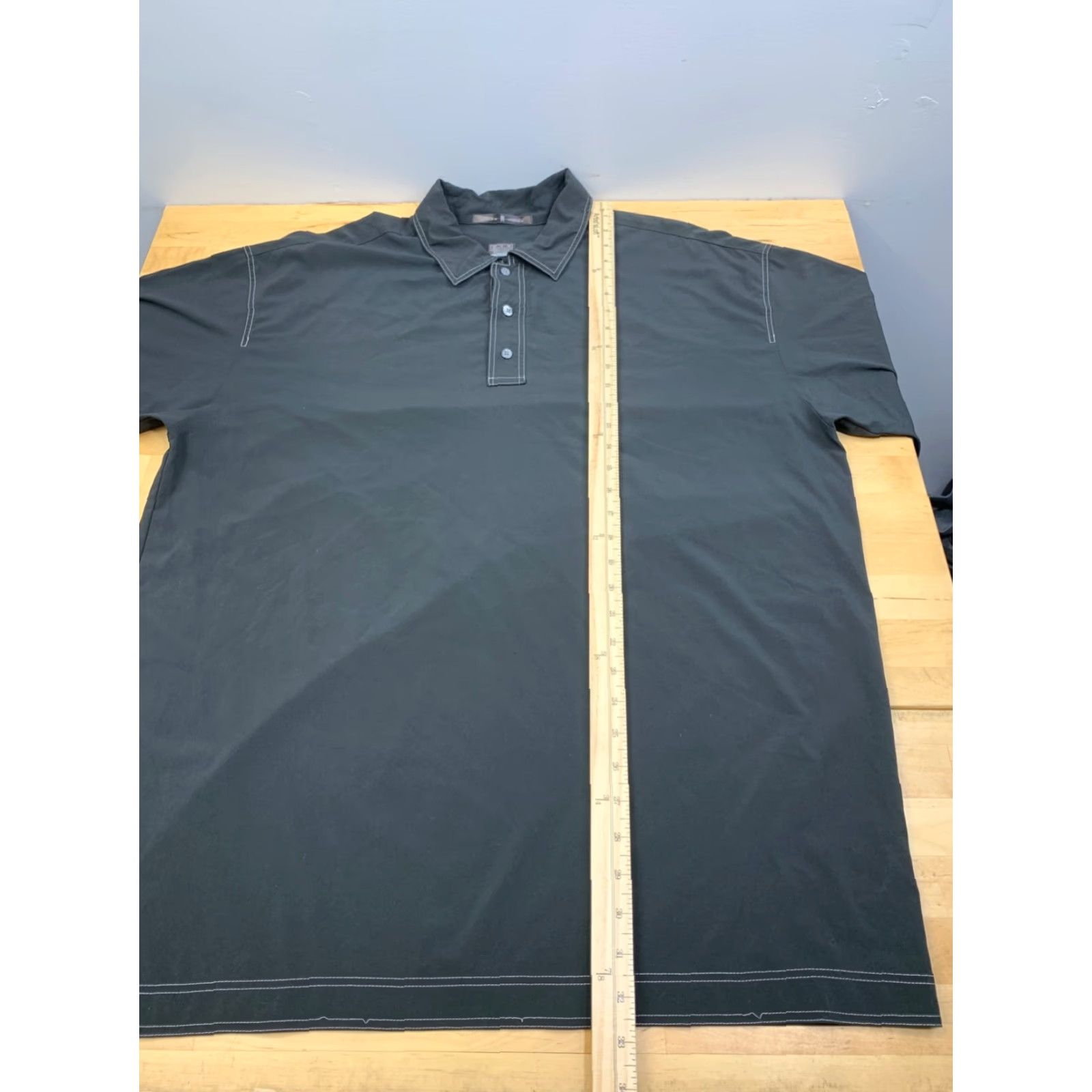 Vintage VINTAGE Tiger Woods Golf Polo Mens XL Black Casual Stretch Performance 11891 Size US XL / EU 56 / 4 - 4 Thumbnail