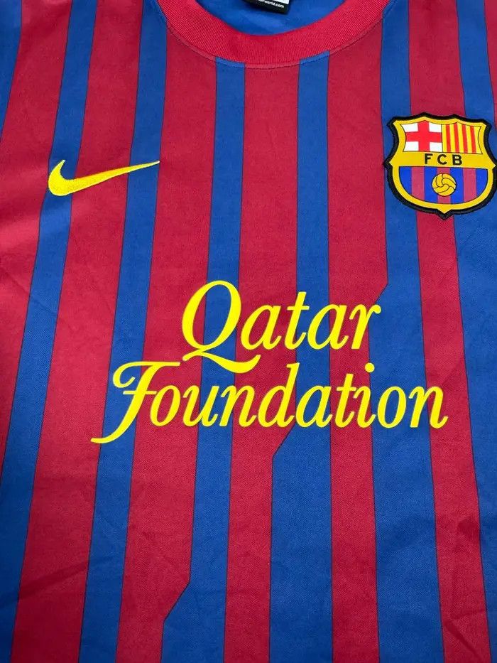 Nike Nike FC Barcelona 2011 2012 Home Shirt Soccer Jersey Size US XL / EU 56 / 4 - 6 Thumbnail