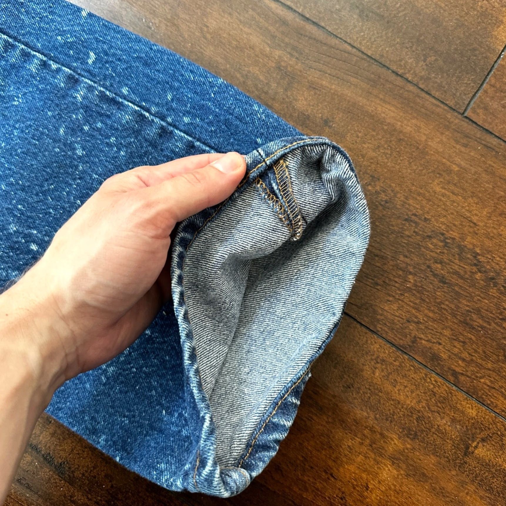 Levi's VINTAGE Levi's 501 Jeans Mens 38x36 Button Fly Straight Blue Denim Mid Rise USA Tag 80s 90s Theme Size US 38 / EU 54 - 5 Thumbnail