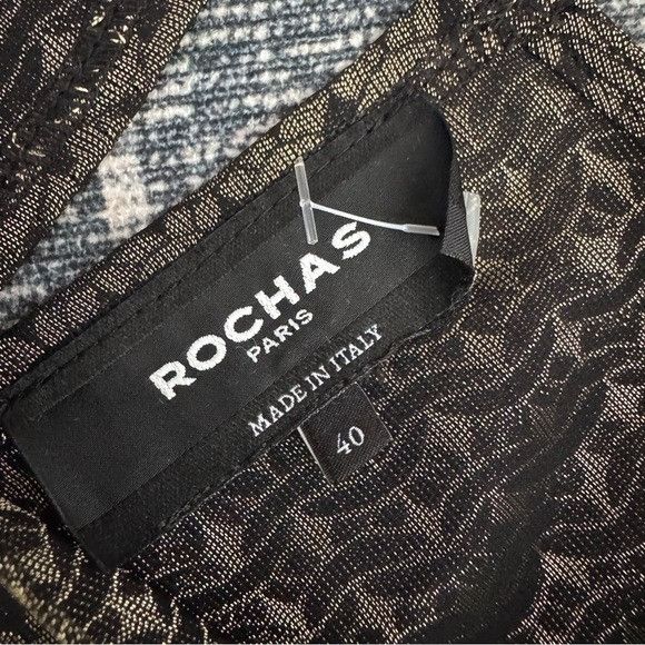 Rochas Rochas Paris Black and Gold Lace Hem Sleeveless Top Sz 40 Size S / US 4 / IT 40 - 2 Thumbnail