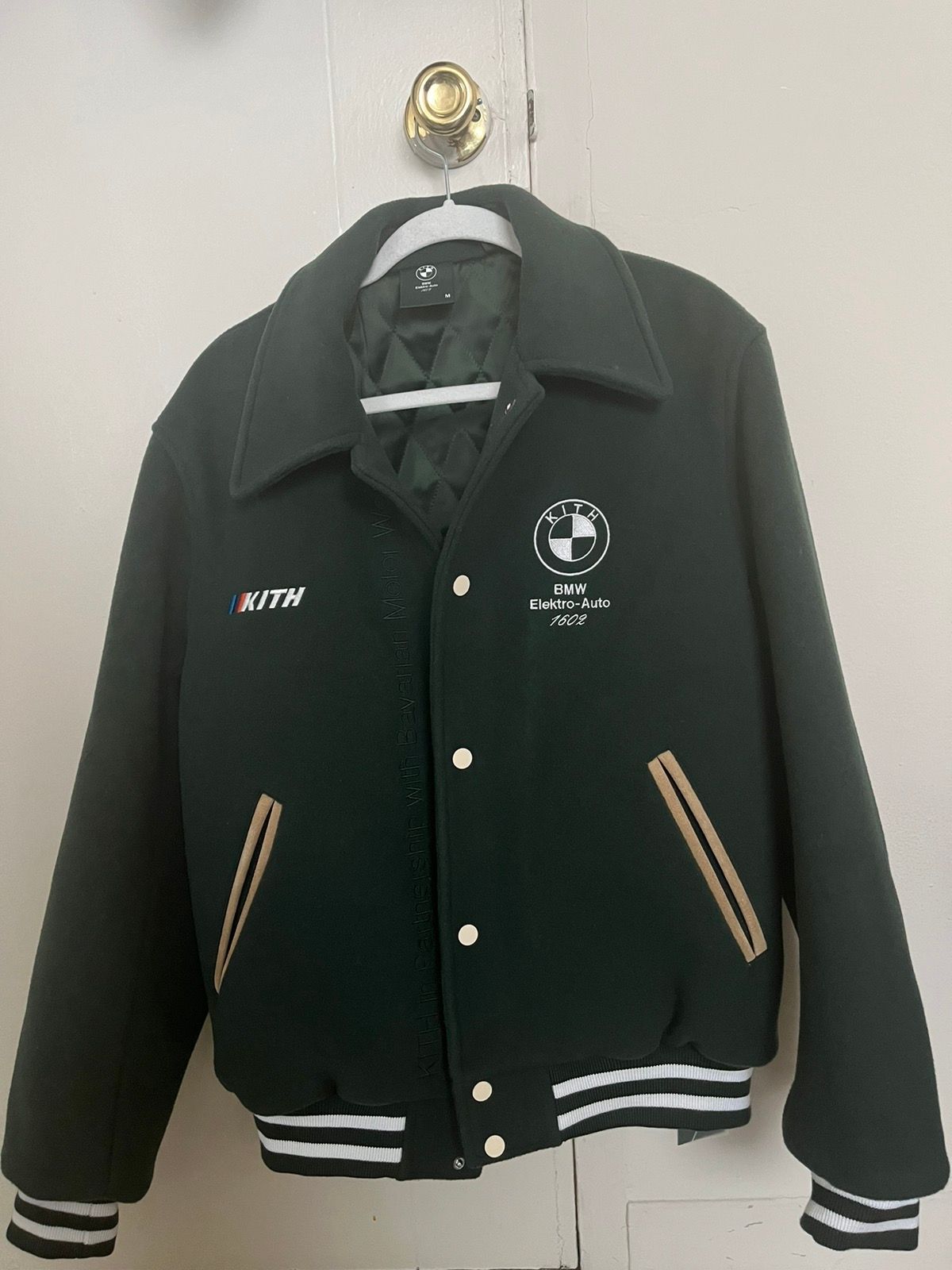Pre-owned Kith X Bmw Coaches Jacket Vitality In Green