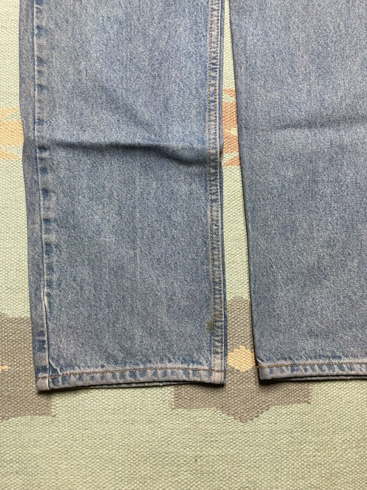 Levi's × Vintage Levi’s 505 jeans orange tab straight leg regular fit 35x33 Size US 35 - 8 Thumbnail