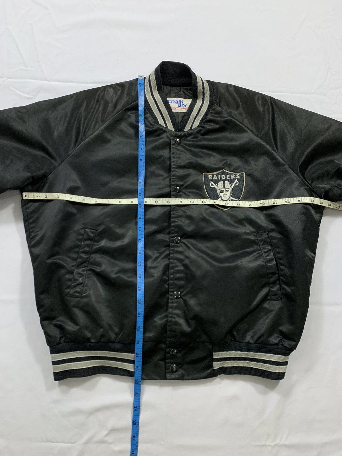 Vintage Vintage Raiders satin bomber jacket Size US L / EU 52-54 / 3 - 4 Thumbnail