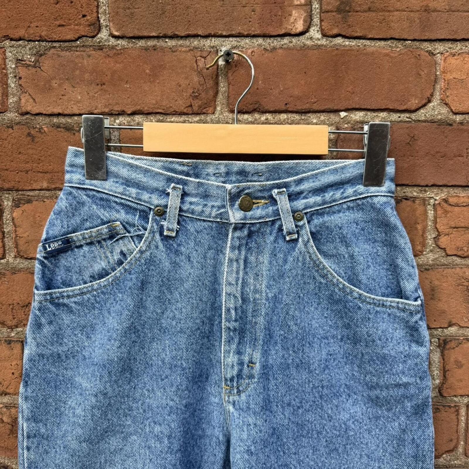 Lee vintage Lee riders light washed jeans 80s/90s 24x29 Size 24" / US 00 / IT 34 - 2 Thumbnail