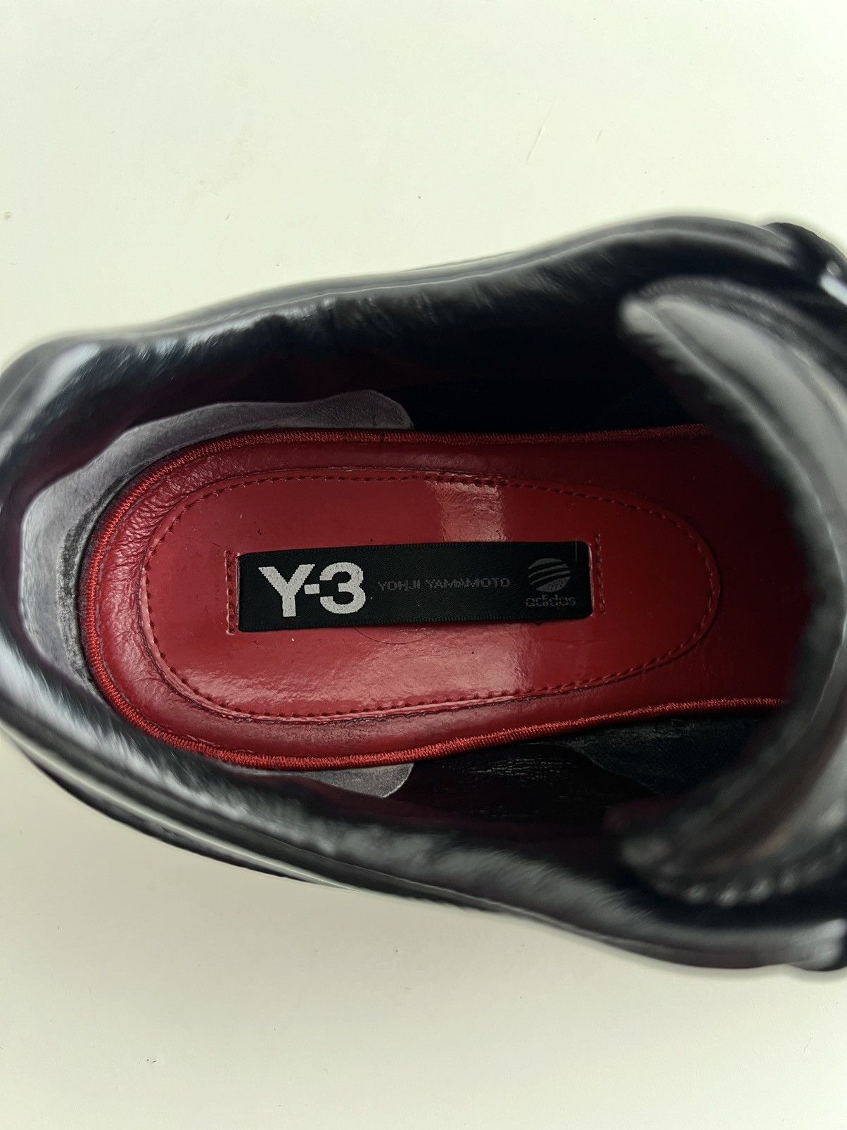 Y-3 🔥F/W08 Y-3 Yohji Yamamoto x Adidas Boxing Patent Sneakers Size US 10.5 / EU 43-44 - 22 Thumbnail