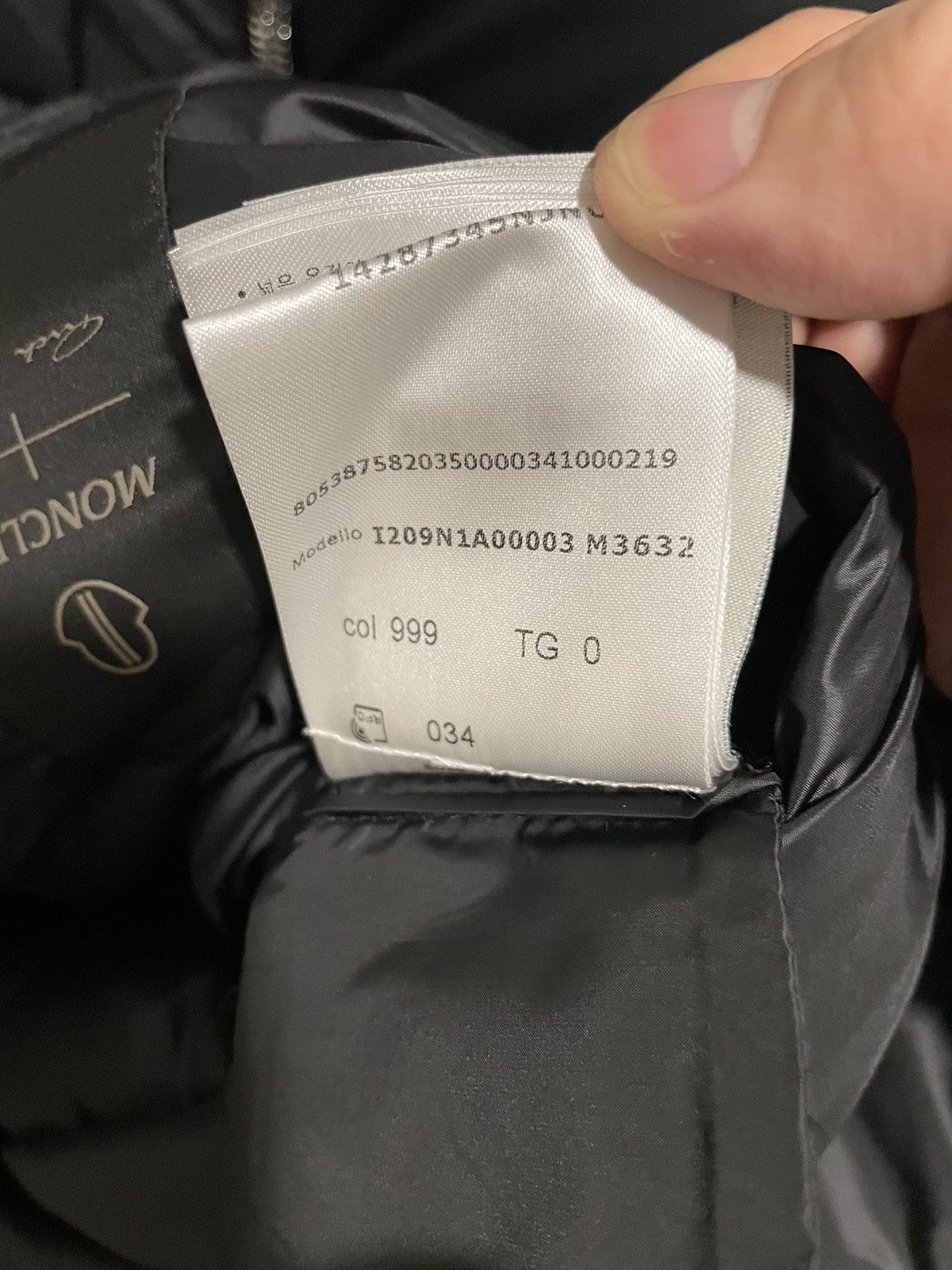 Moncler × Rick Owens Moncler x Rick Owens panelled padded jacket Cyclopic Size US XS / EU 42 / 0 - 11 Thumbnail