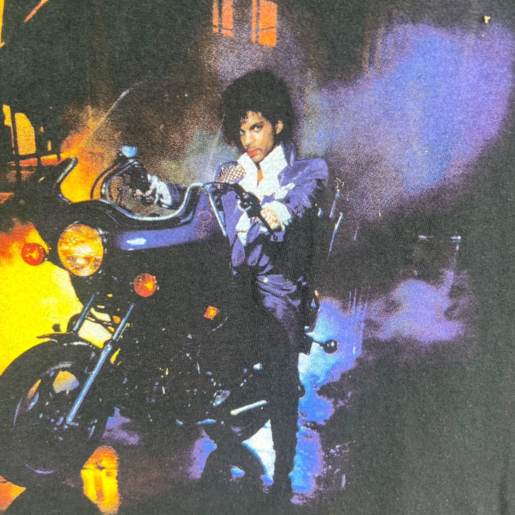 Prince Prince T Shirt Mens 2XL Graphic Black Short Sleeve Tee Purple Rain 80s Band Music Mens Size US XXL / EU 58 / 5 - 2 Thumbnail
