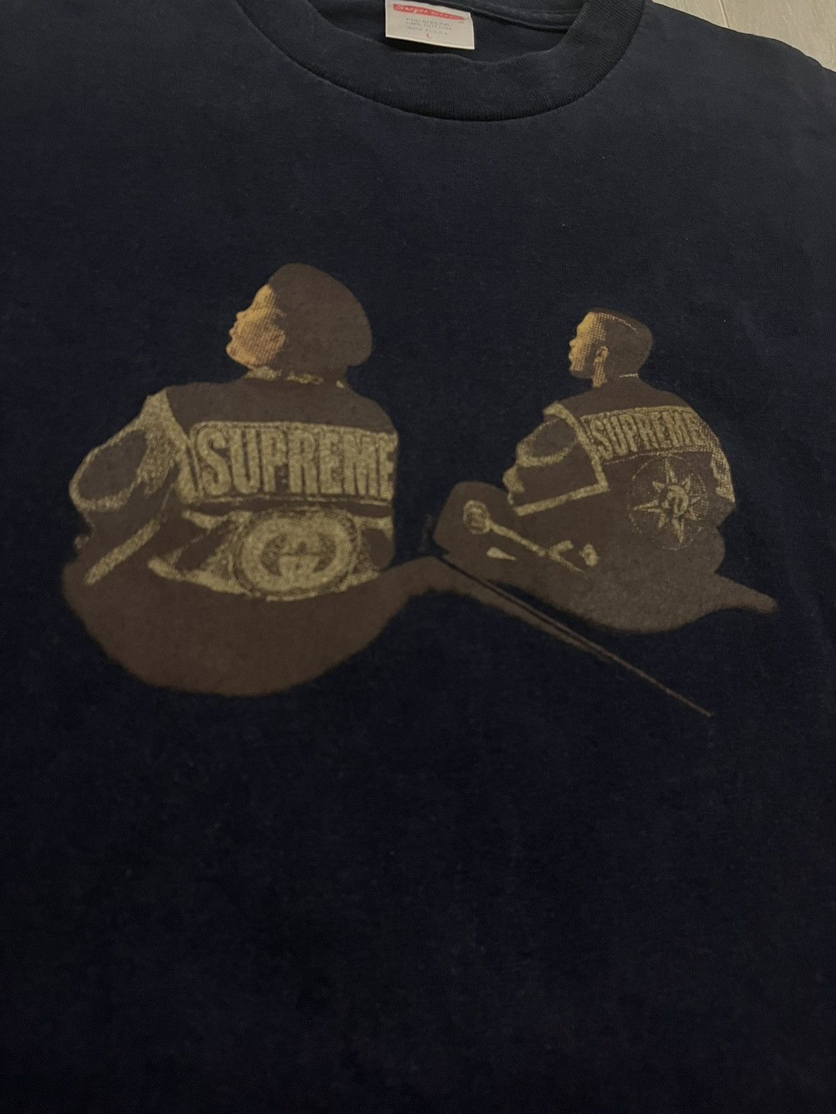 Supreme Vintage Supreme Eric B Rakim Tee stussy palace skate nike Size US L / EU 52-54 / 3 - 2 Thumbnail