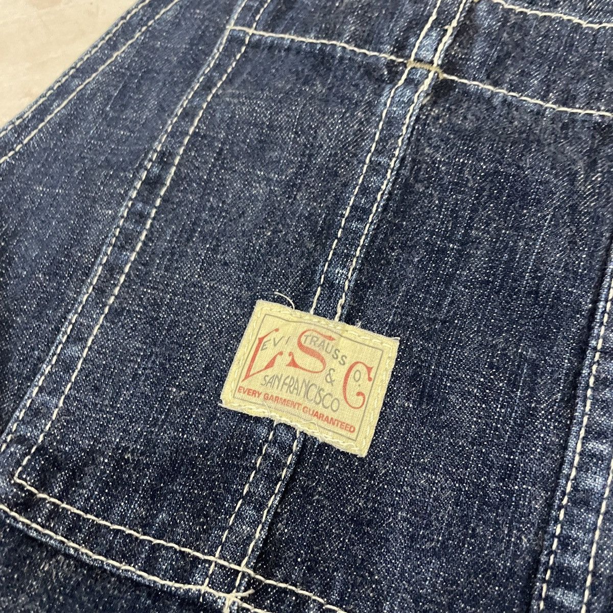 Levi's Vintage Levis Strauss Co Workwear Denim Overall Size US 36 / EU 52 - 5 Thumbnail