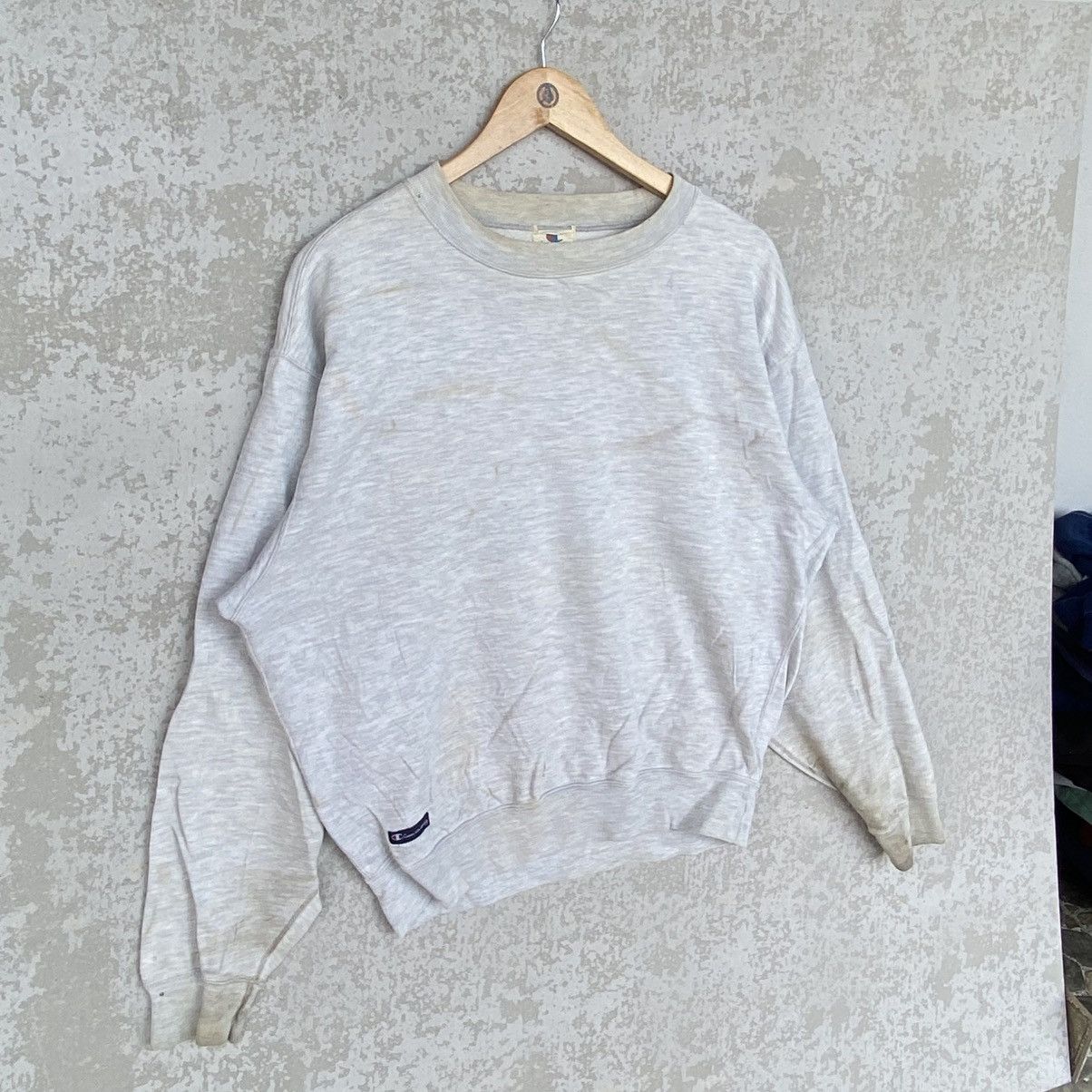 Other Vintage Champion Embroidered Crewneck Sweatshirt Gray Size US L / EU 52-54 / 3 - 3 Thumbnail