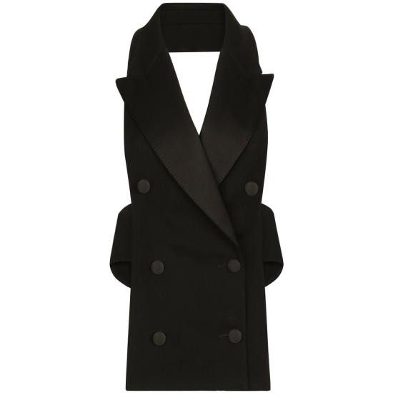 Dolce & Gabbana DOLCE & GABBANA Women Vests F79DET FU28J N0000 BLACK Size M / US 6-8 / IT 42-44 - 1 Thumbnail