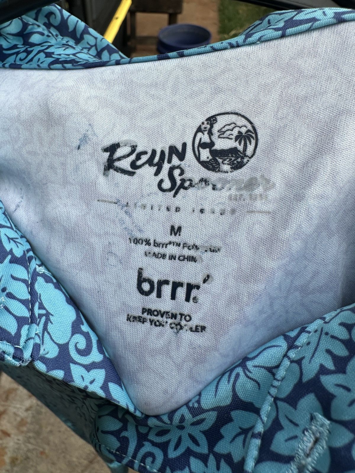 Reyn Spooner PreOwned Reyn Spooner Brrr Polo Hawaiian Shirt Green Men's M Size US M / EU 48-50 / 2 - 4 Thumbnail