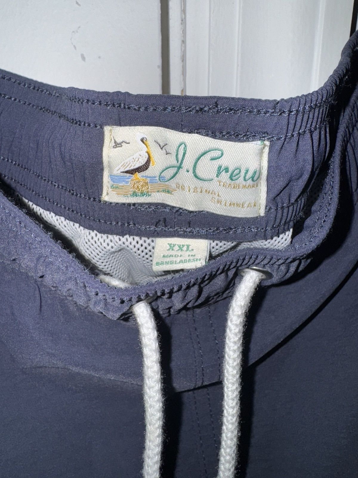 J.Crew Navy Blue Vintage Style Swim Trunks XXL Size US 44 / EU 60 - 2 Thumbnail