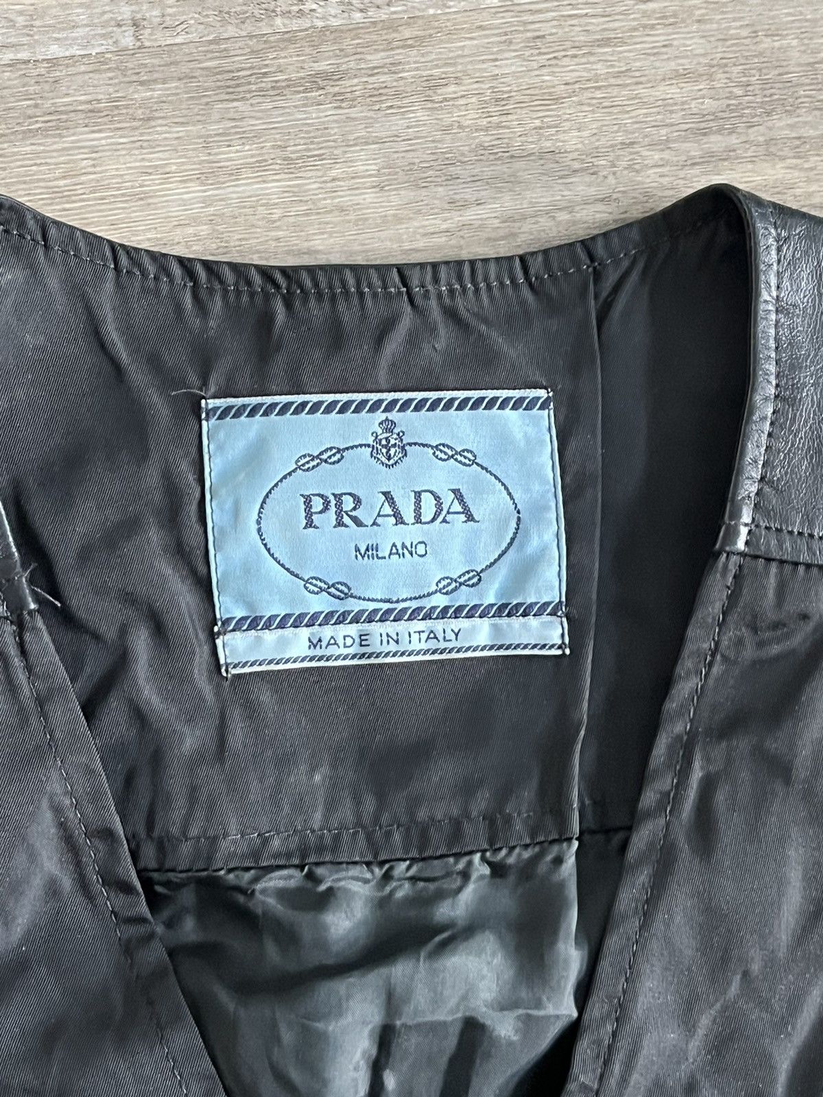 Prada Prada SS95 Women’s Nylon Tactical Vest – Vintage 1995 Size L / US 10 / IT 46 - 4 Thumbnail