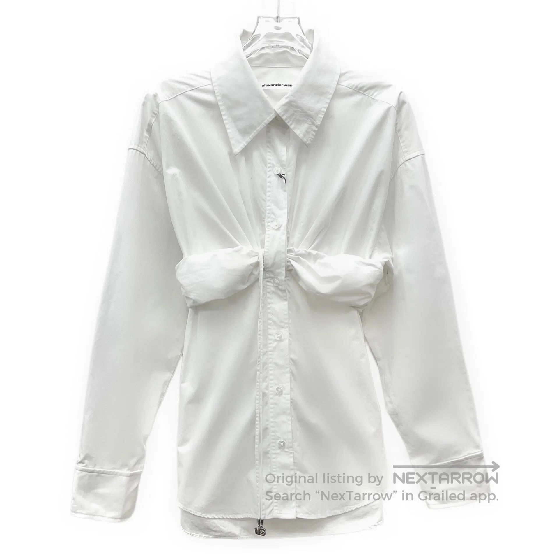 Alexander Wang Alexander Wang White cotton collar single-breasted long sl Size XS / US 0-2 / IT 36-38 - 1 Thumbnail