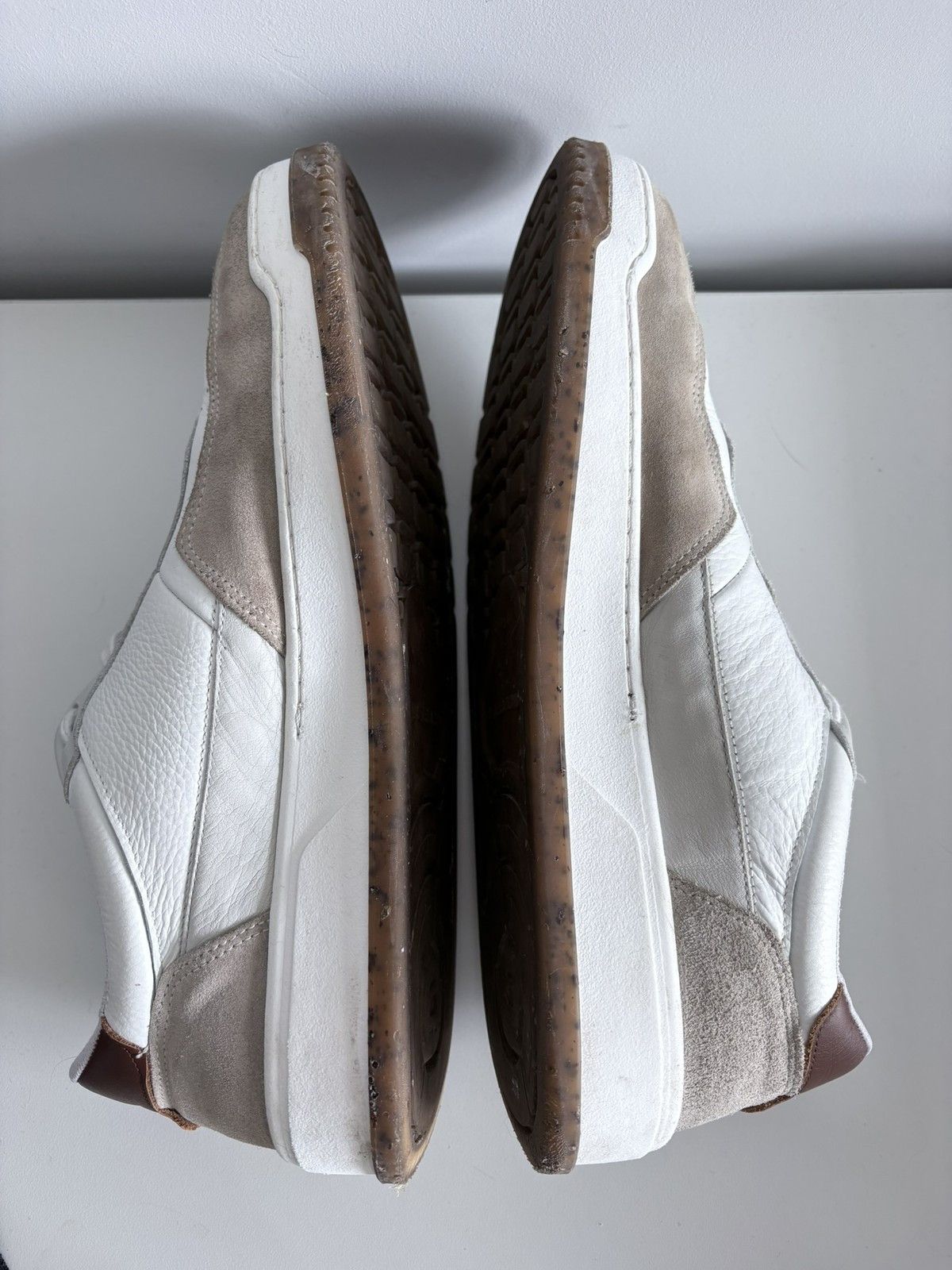 G-Star G-Star RAW leather sneakers white suede men's size 45 Size US 12 / EU 45 - 3 Thumbnail