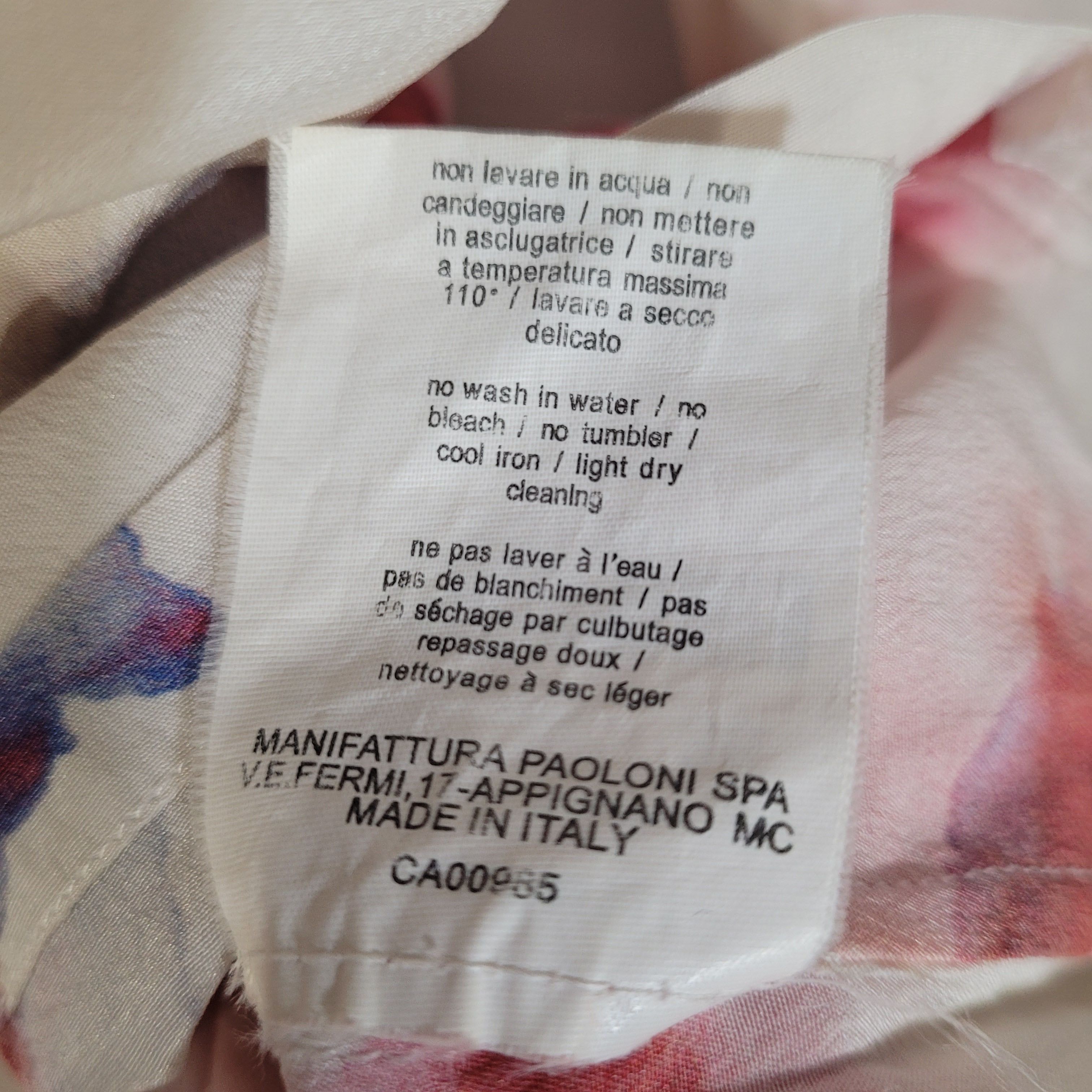 Other Women's 100% Silk Size S Short Sleeve Top Shirt SCB702 Size S / US 4 / IT 40 - 4 Thumbnail