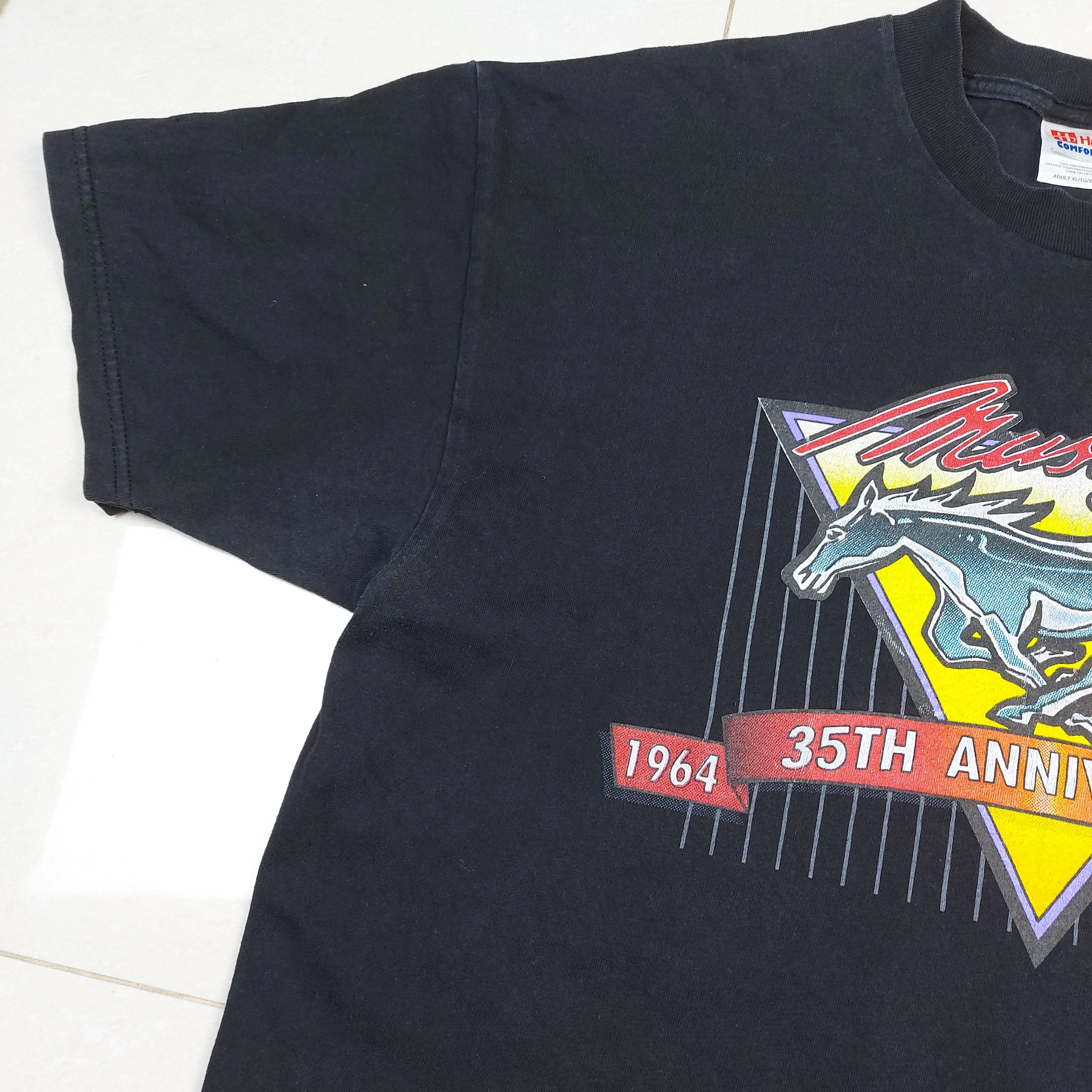 Mustang Vintage 90s Ford Mustang 35th Anniversary 1964 - 1999 TEE Size US XL / EU 56 / 4 - 4 Thumbnail