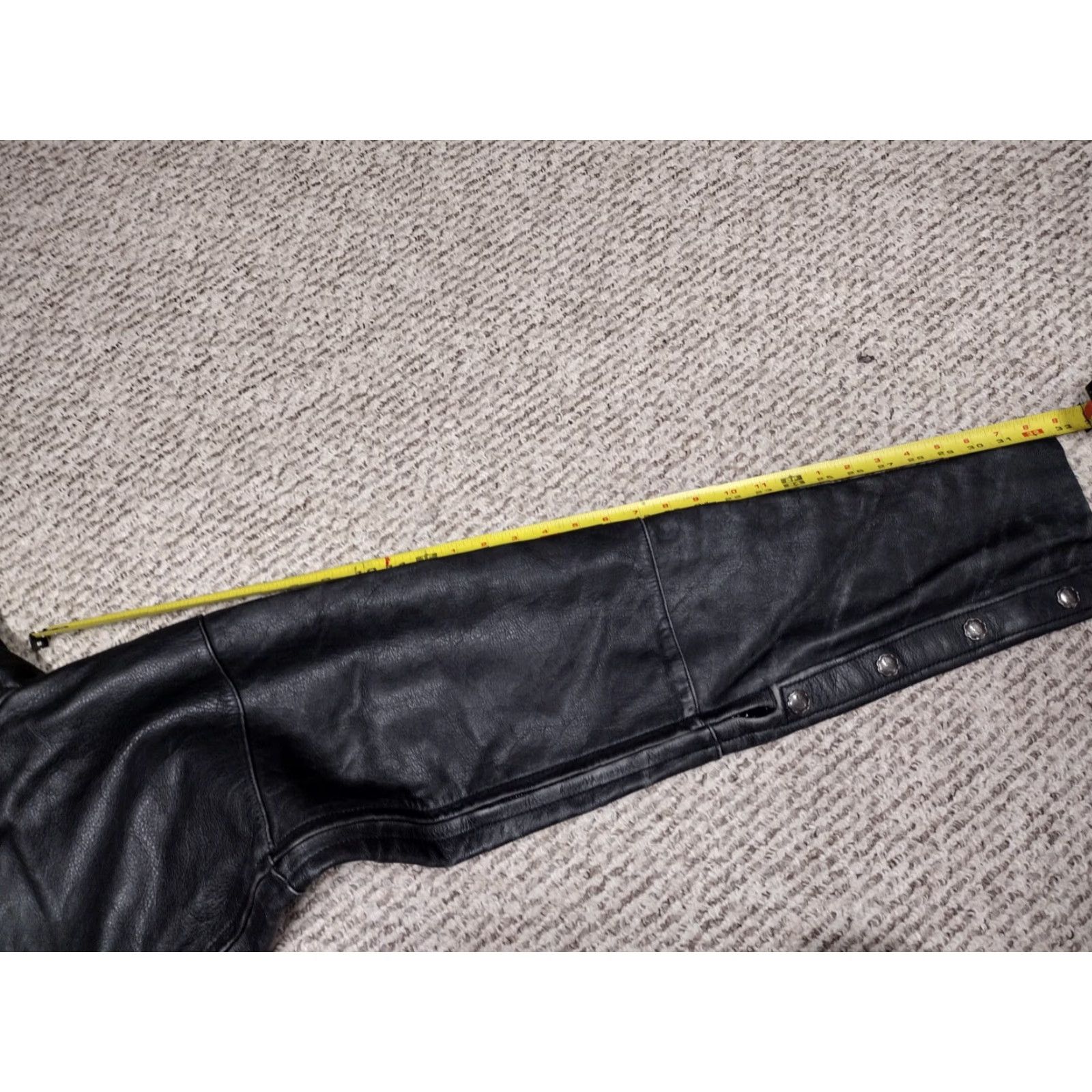 Vintage VINTAGE Victory Leather Motorcycle Biker Pants Womens 6 90s Punk Rock NWT Black Size 28" / US 6 / IT 42 - 8 Thumbnail