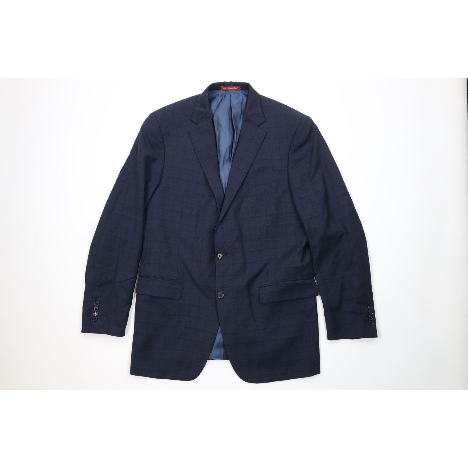 Vintage Vintage 90s Streetwear Wool 2 Piece Suit Plaid Size 42L - 2 Thumbnail