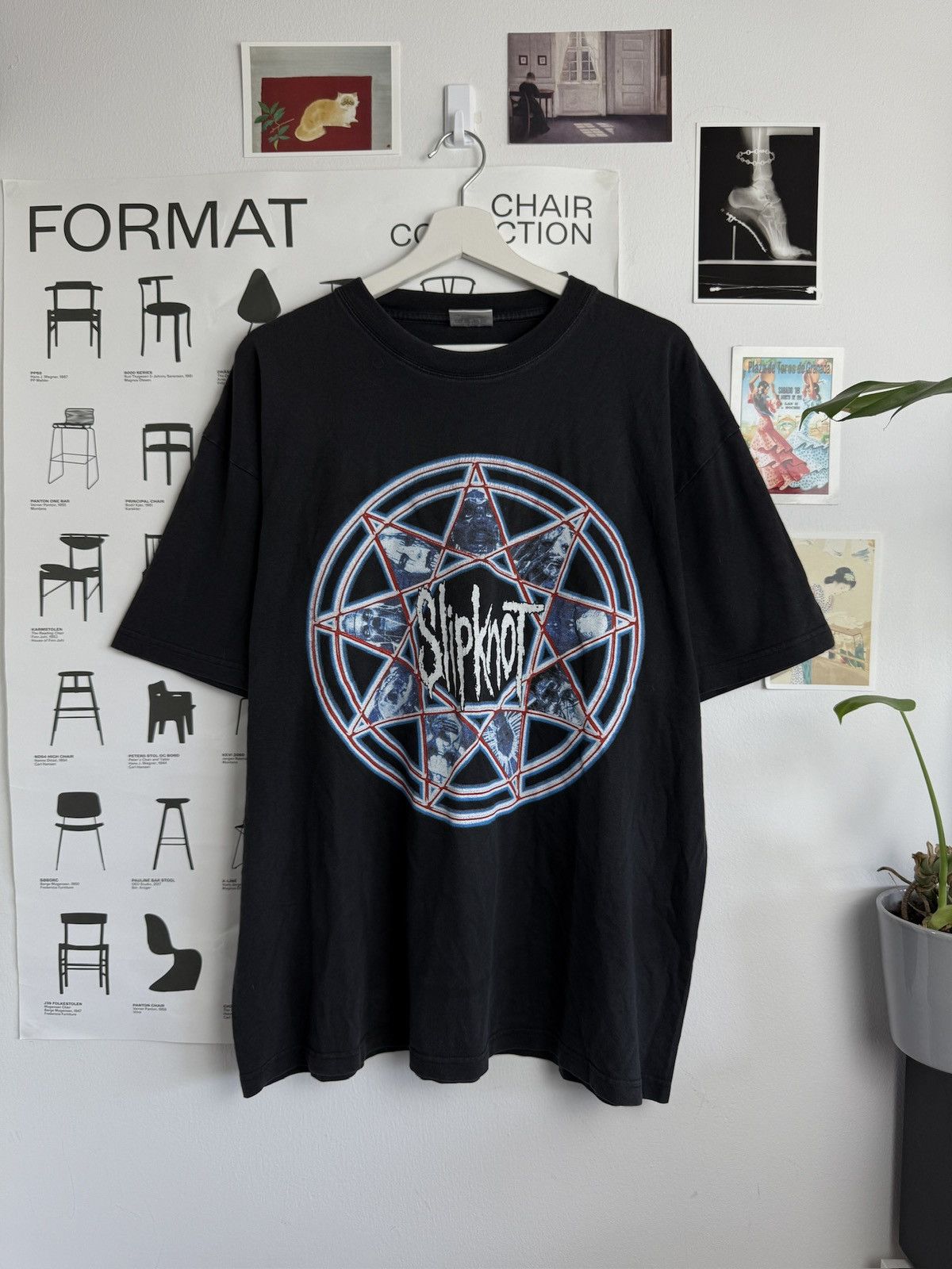 Band Tees Vintage 90s Slipknot pentagram logo band t-shirt XL grunge Size US XL / EU 56 / 4 - 1 Thumbnail