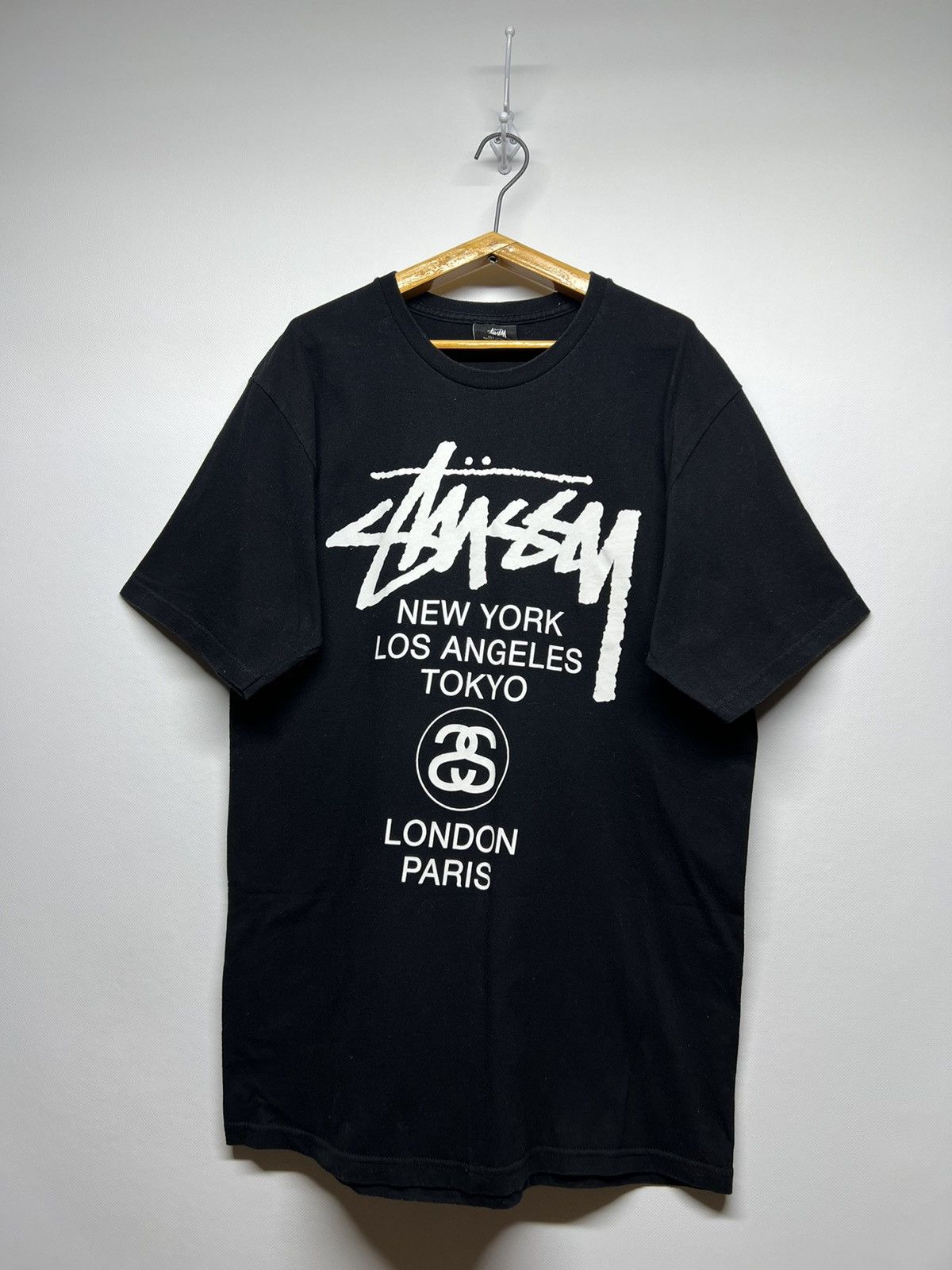 Vintage Y2k Stussy 🖤 World Tour T-Shirt 00’s