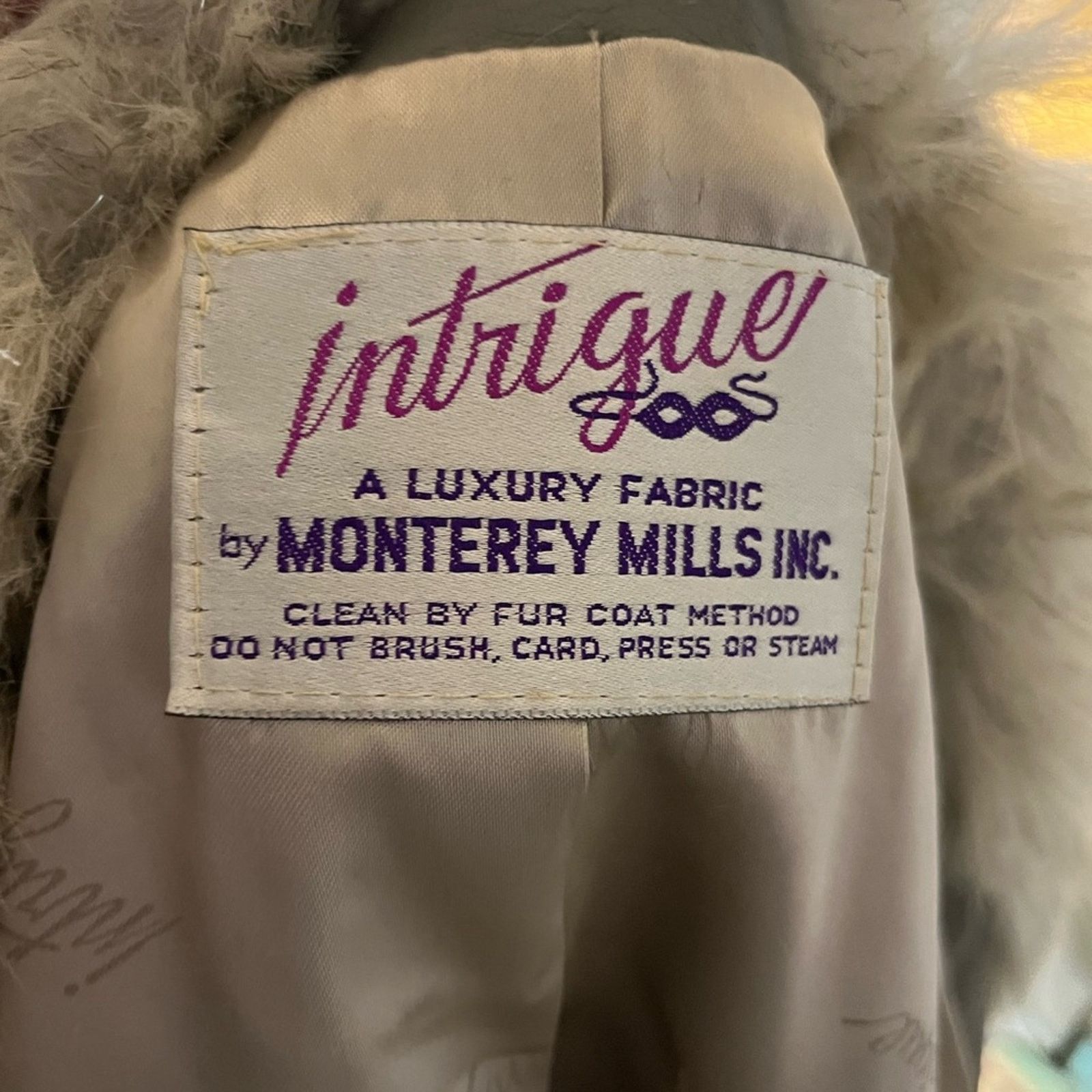 Vintage Vintage- Intrigue- Faux Fur Coat - Sz 16 Size XXL / US 16-18 / IT 52-54 - 5 Thumbnail