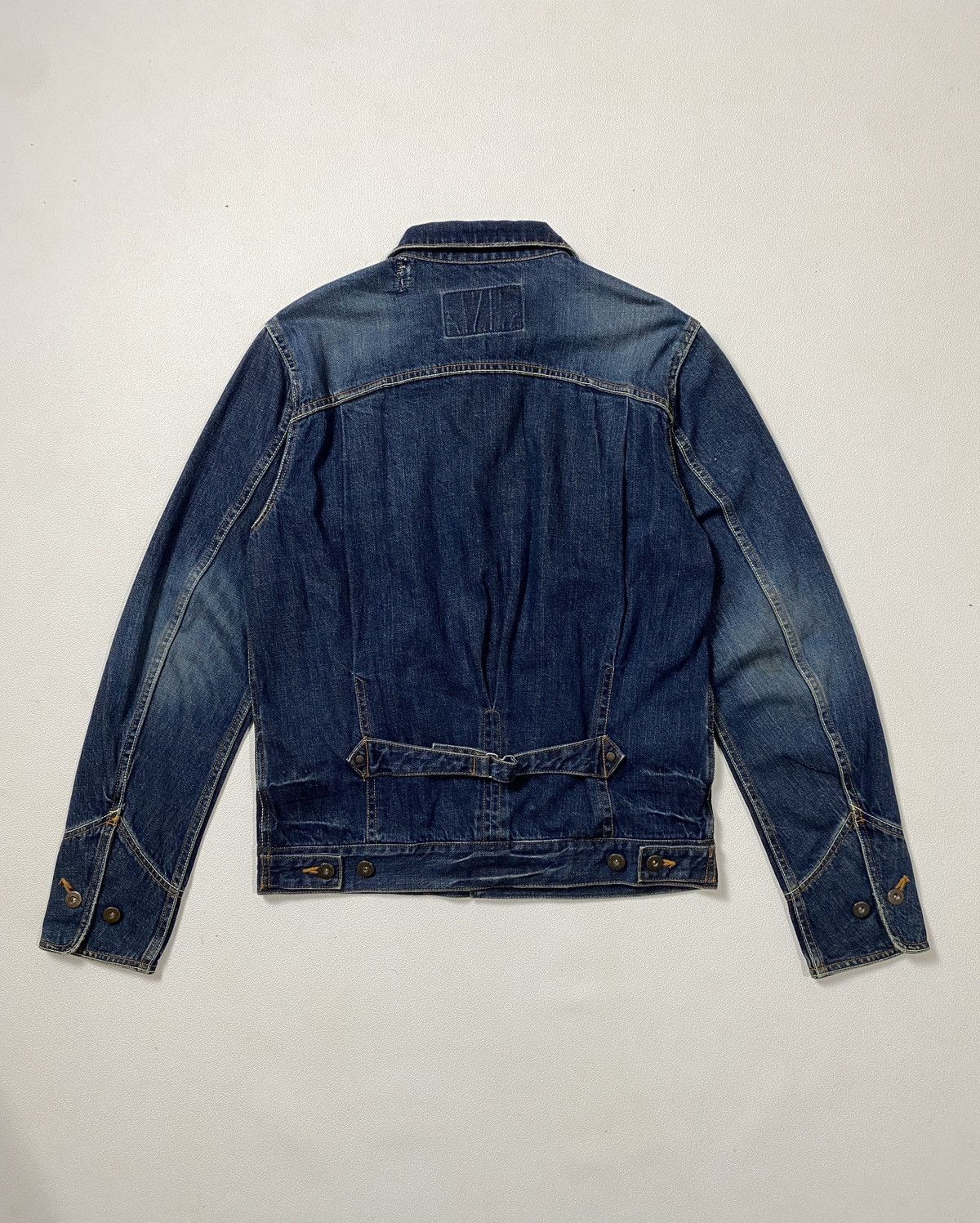 Japanese Brand Field Denim Jacket Selvedge LOST DESSAU Made in Japan Size US M / EU 48-50 / 2 - 12 Thumbnail